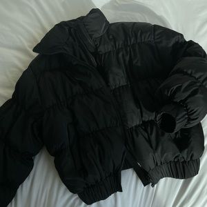 Missguided Black Puffer Jacket